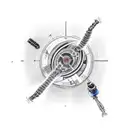 sci fi wire future arm tattoo design idea