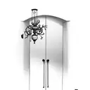 apartment door slightly open to dimly lit hallway tattoo design idea