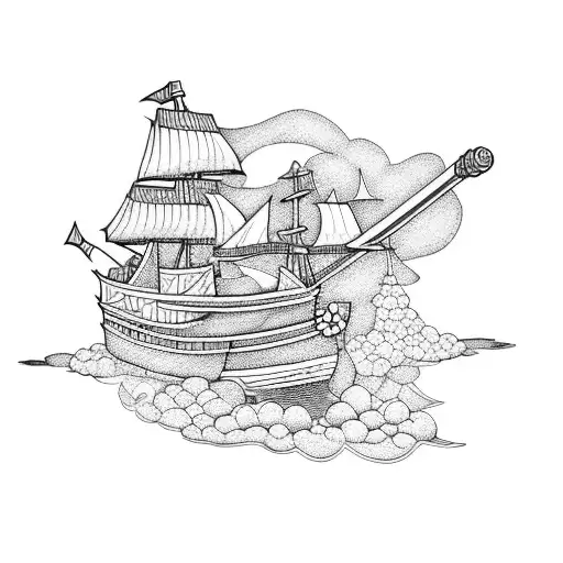 burn the boats tattoo design idea