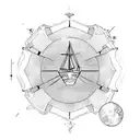 burn the ship tattoo design idea