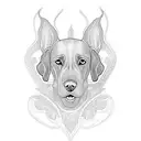 Weimaraner tattoo design idea