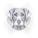 Weimaraner tattoo design idea