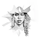 beyonce renaissance  tattoo design idea