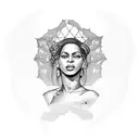 beyonce renaissance  tattoo design idea