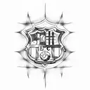 FC barcelona tattoo design idea