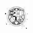 FC barcelona tattoo design idea
