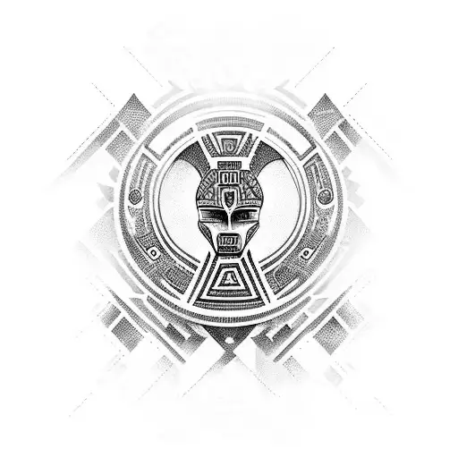 Ancient Mexican Vector Mythology Symbols. American Aztec, Mayan Culture  Native Totem Patterns Stock Vector - Illustration of bird, ethnic: 82768066