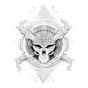 mayan Aztec symbols  tattoo design idea