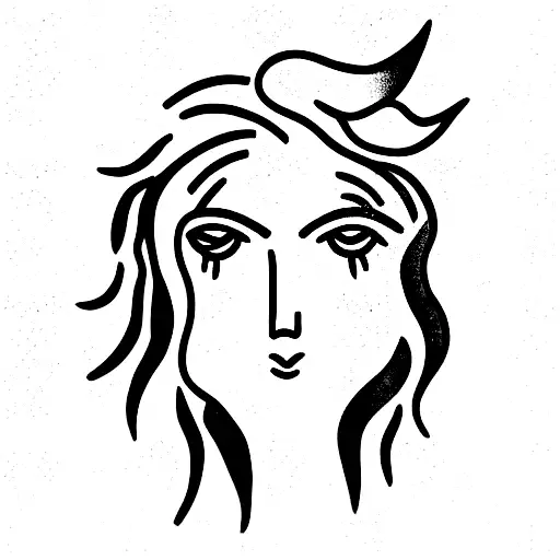 free spirit tattoo design idea