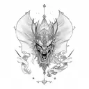 Saint George tattoo design idea