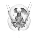 Saint George tattoo design idea