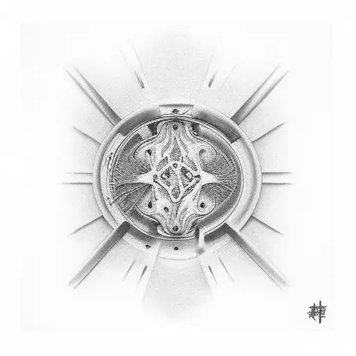 Perspective tattoo design idea