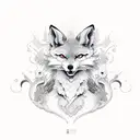 kitsune tattoo design idea