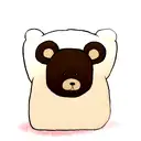 teddy bear head samurai tattoo design idea