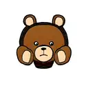 teddy bear head samurai tattoo design idea