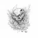 mental disorder tattoo design idea