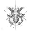 mental disorder tattoo design idea