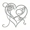 hearts bdsm slavery tattoo design idea