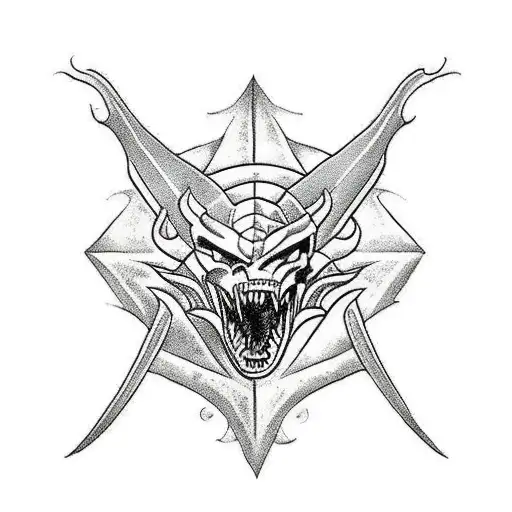 mortal kombat dragon tattoo design idea