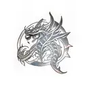 mortal kombat dragon tattoo design idea
