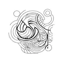 bell curve tramp stamp tattoo design idea