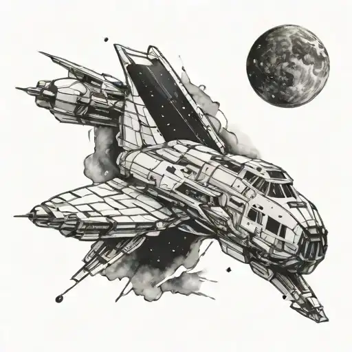 interstellar movie reference tattoo design idea