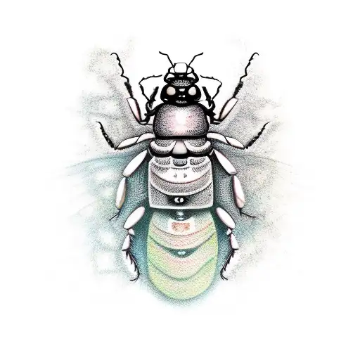 Combine elements of Terror and Insects tattoo design idea