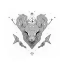 Brown Pride tattoo design idea