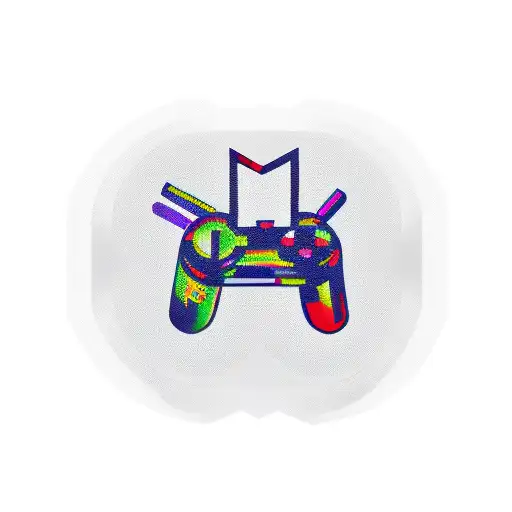 gamer tattoo with WASD caps like a keyboardin the center tattoo design idea