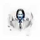 John wick tattoo design idea