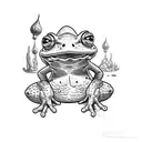toad from Mario tattoo design idea