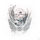 snowboard tattoo design idea