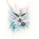 snowboard tattoo design idea