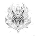concha com arco e flecha  tattoo design idea