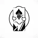 poker actor tattoo design idea