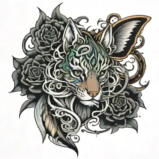 Nevein Serena Anthony internally bound tattoo design idea