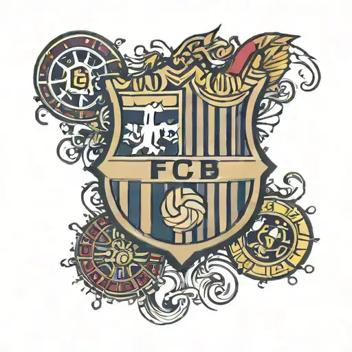 barca fcb tattoo design idea