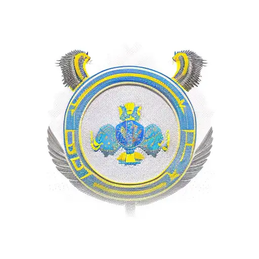 Emblem of Ukraine tattoo design idea