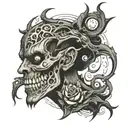 schizophrenia tattoo design idea