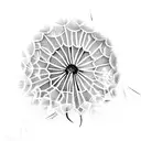 Dandelion tattoo design idea