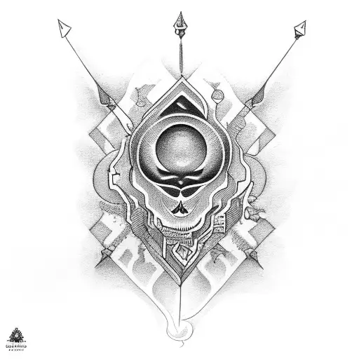 serendipity word tattoo design idea