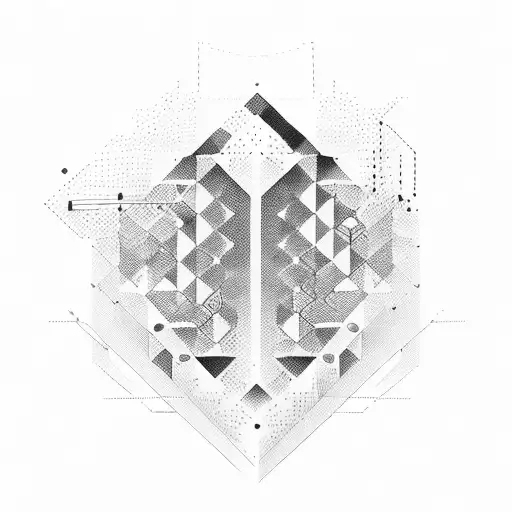 A data scientist analyzing a waveform made of binary code tattoo design idea