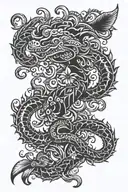Cajun tattoo design idea