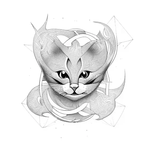 mew tattoo design idea