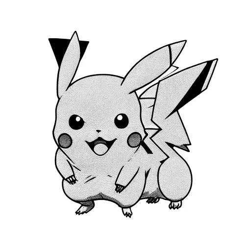 pikachu tattoo design idea
