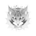 mew tattoo design idea