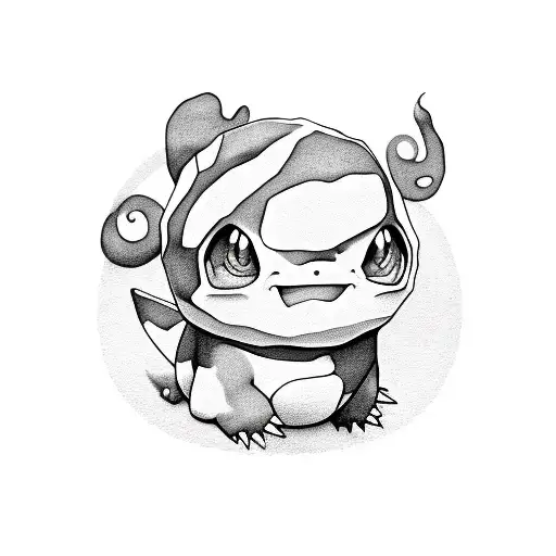 charmander tattoo design idea