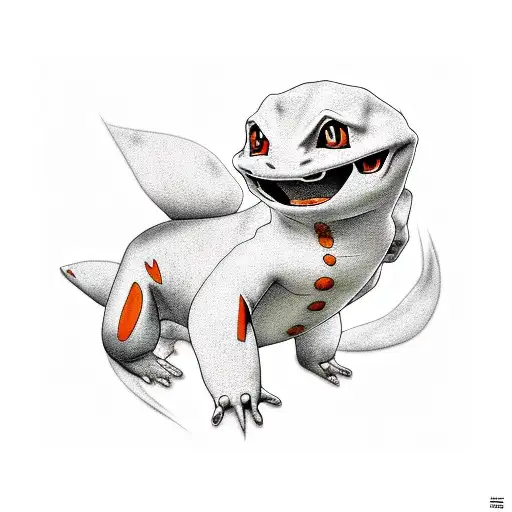 charmander tattoo design idea