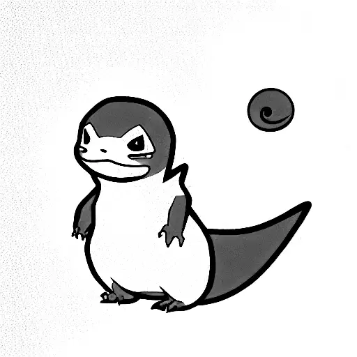 charmander tattoo design idea