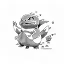 charmander tattoo design idea